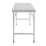 Vogue inklapbare RVS werktafel 180cm