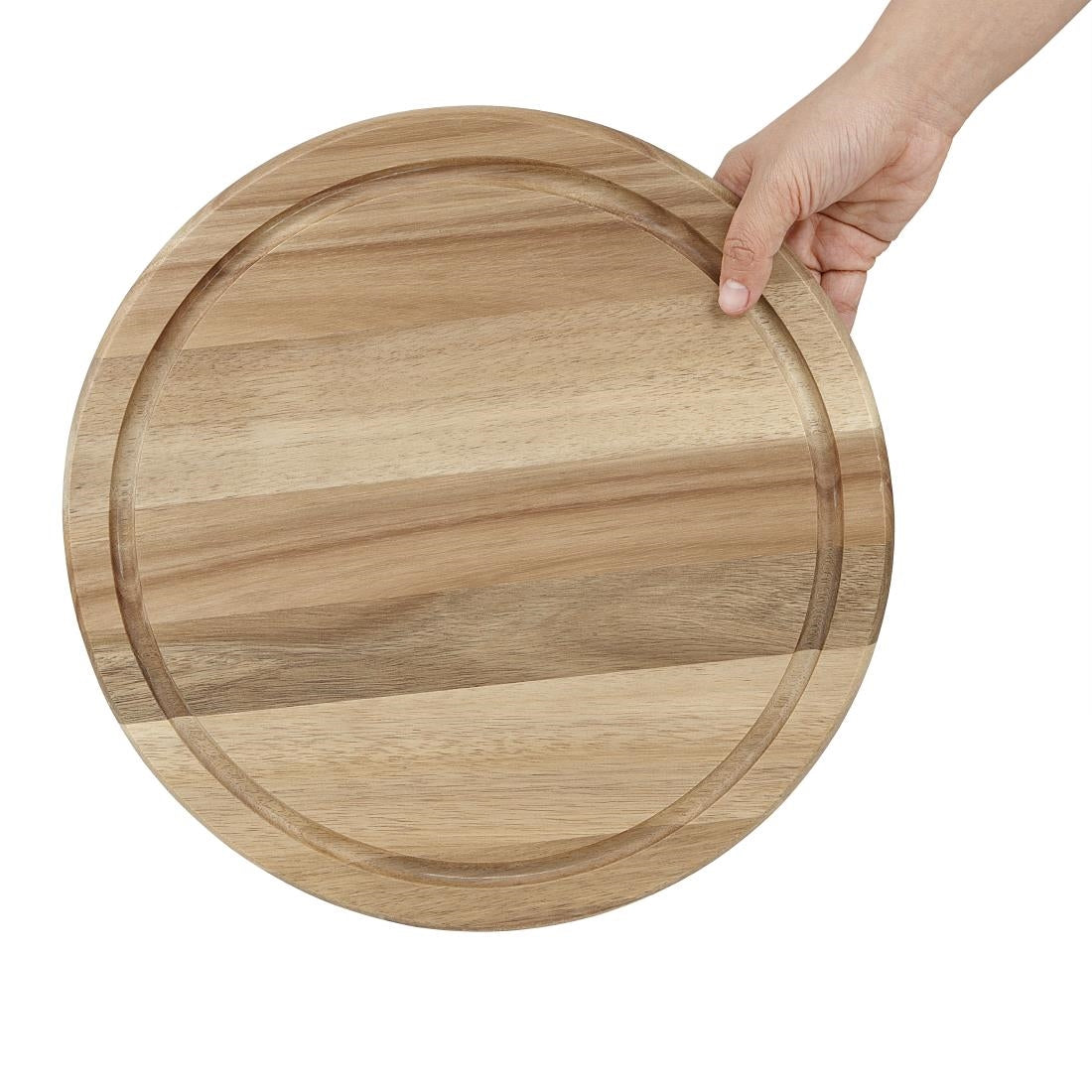Olympia Rond Acacia Houten Bord Voor 280mm Koepel