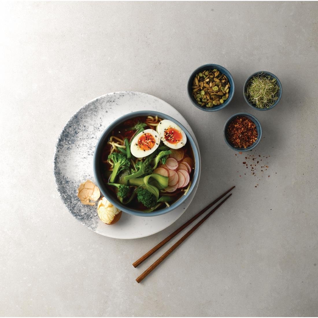 Churchill Super Vitrified Nourish Oslo Blue Schalen 155mm (Pak Van 6)