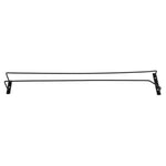 Olympia wijnglazenrek zwart 610mm