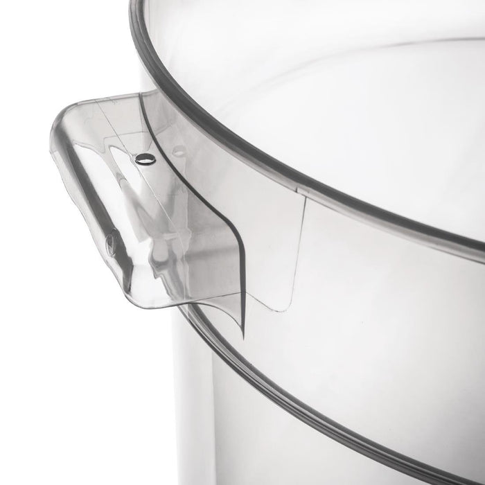 Vogue polypropyleen ronde vershoudbak 10L