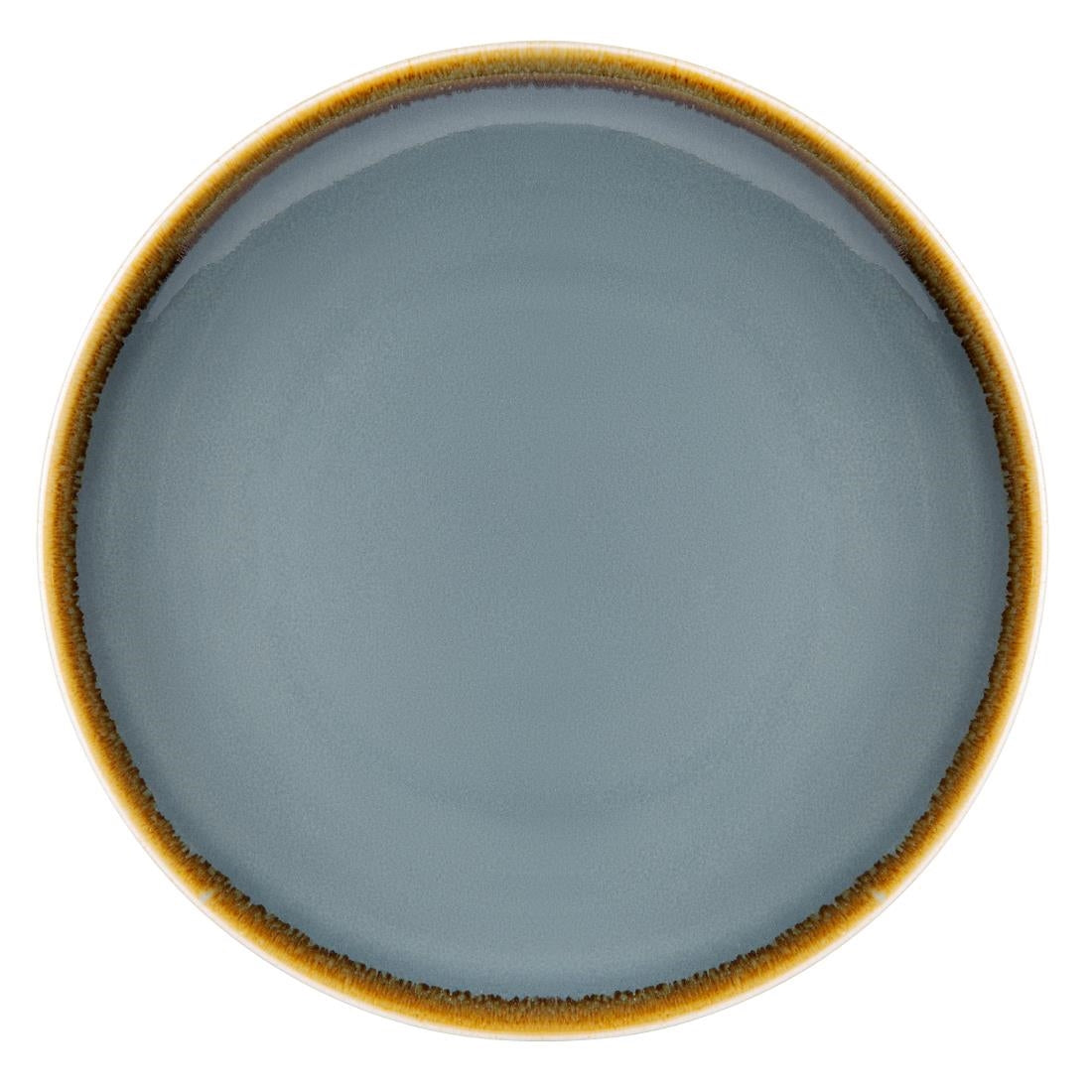 Olympia Kiln ronde coupeborden blauw 17,8cm (6 stuks)