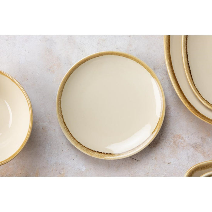 Olympia Kiln coupe borden zandsteen 23cm (6 stuks)