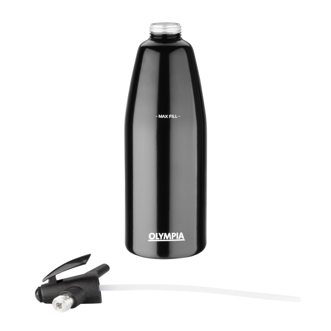 Olympia soda sifon zwart 1L