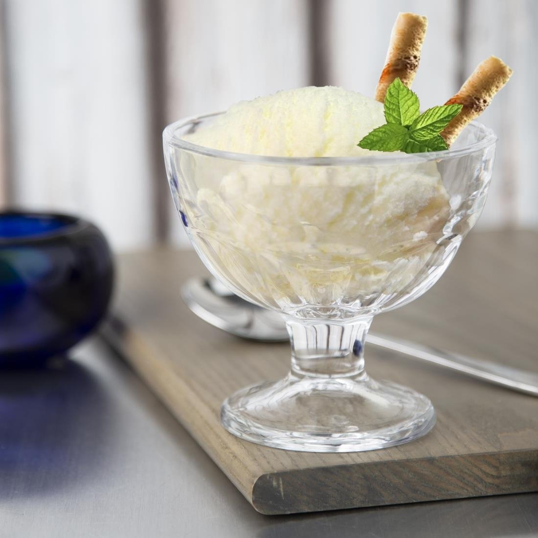 Olympia Laag Sundae Glas 310ml (Doos 6)