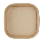 Fiesta Recycleerbare Vierkante Container Bodes 1000ml (Verpakking Van 300)