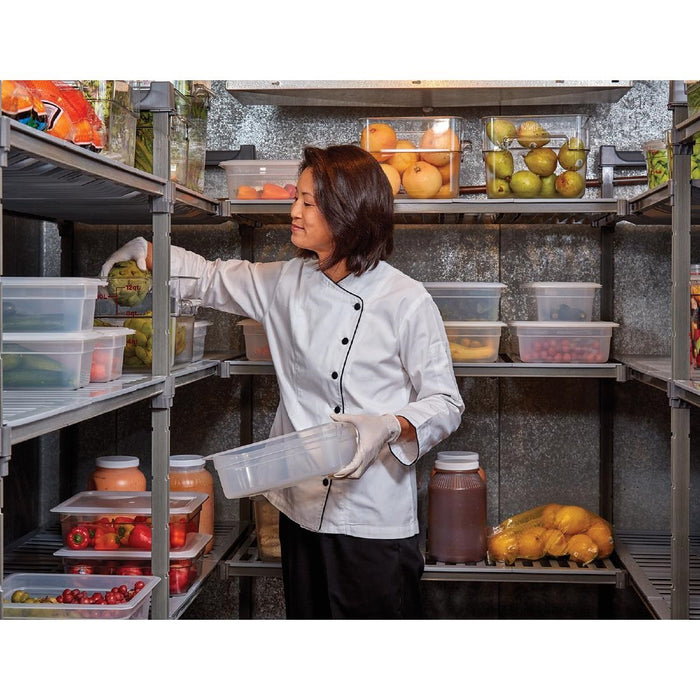 Cambro stelling 183cm hoog 4 schappen - 46cm diep - 137,5cm breed