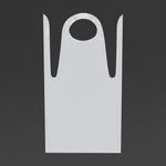 Disposable polyethyleen halterschorten 14,5 micron wit (100 stuks)