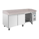 Polar U-Series Bakkerij Counter Koelkast met Granieten Blad 634Ltr