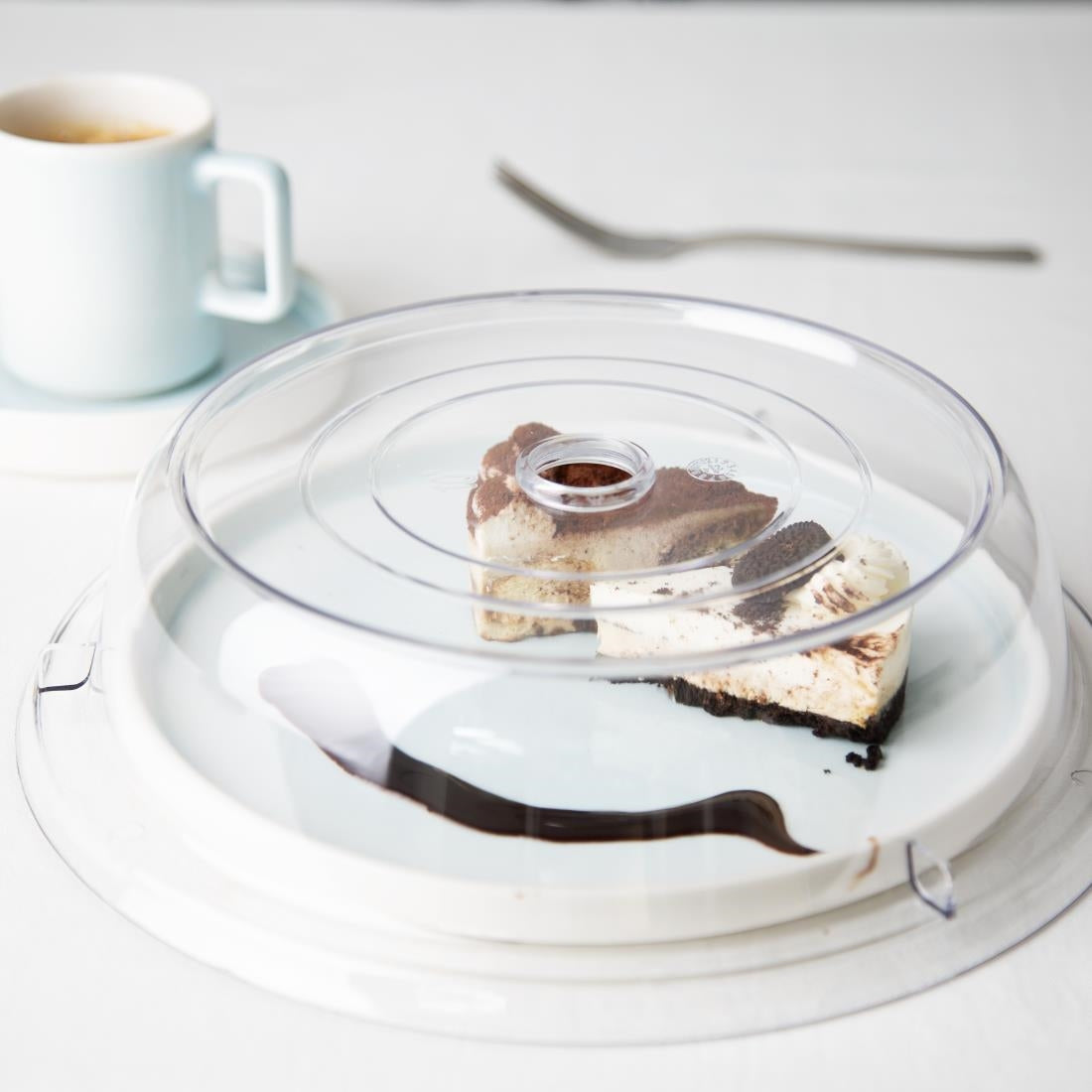 Vogue Polycarbonate Round Plate Cover 254mm