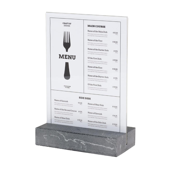 Europel Bordhouder A5 Polystone Anthraciet