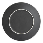 Olympia Fusion ronde borden 20,3cm zwart (6 stuks)