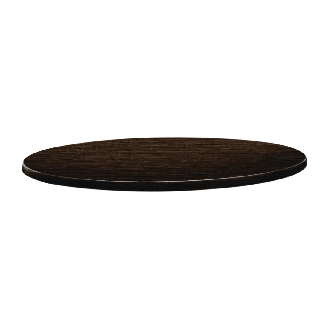 Topalit Classic Line rond tafelblad wengé 70cm