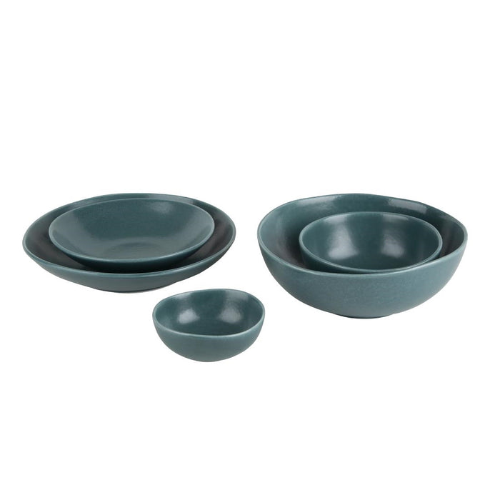 Olympia Build A Bowl diepe kom blauw 15x7cm (6 stuks)