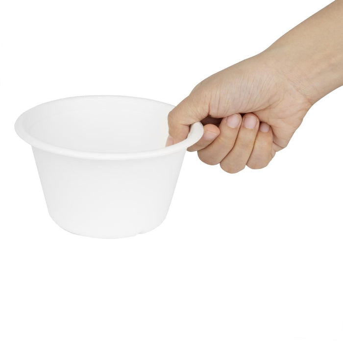 Fiesta Composteerbare Bagasse Kom Basis 500ml (Pak Van 50)