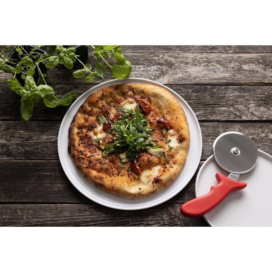 Olympia Whiteware pizzabord 33cm (4 stuks)