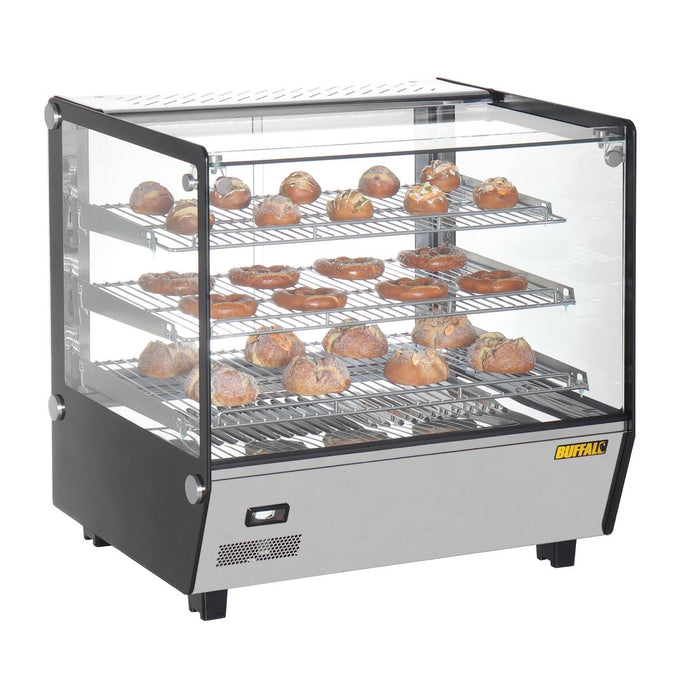 Buffalo Vierkante Aanrecht Geverwarmde Display Merchandiser 120Ltr