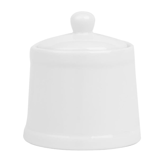 Olympia Whiteware Pier Suikerpot met deksel - 250ml (Doos 6)