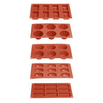 Vogue Siliconen Vierkante Cakevorm 8 Cup