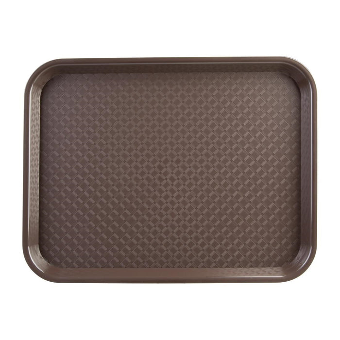 Olympia Kristallon polypropyleen dienblad bruin 305x415mm
