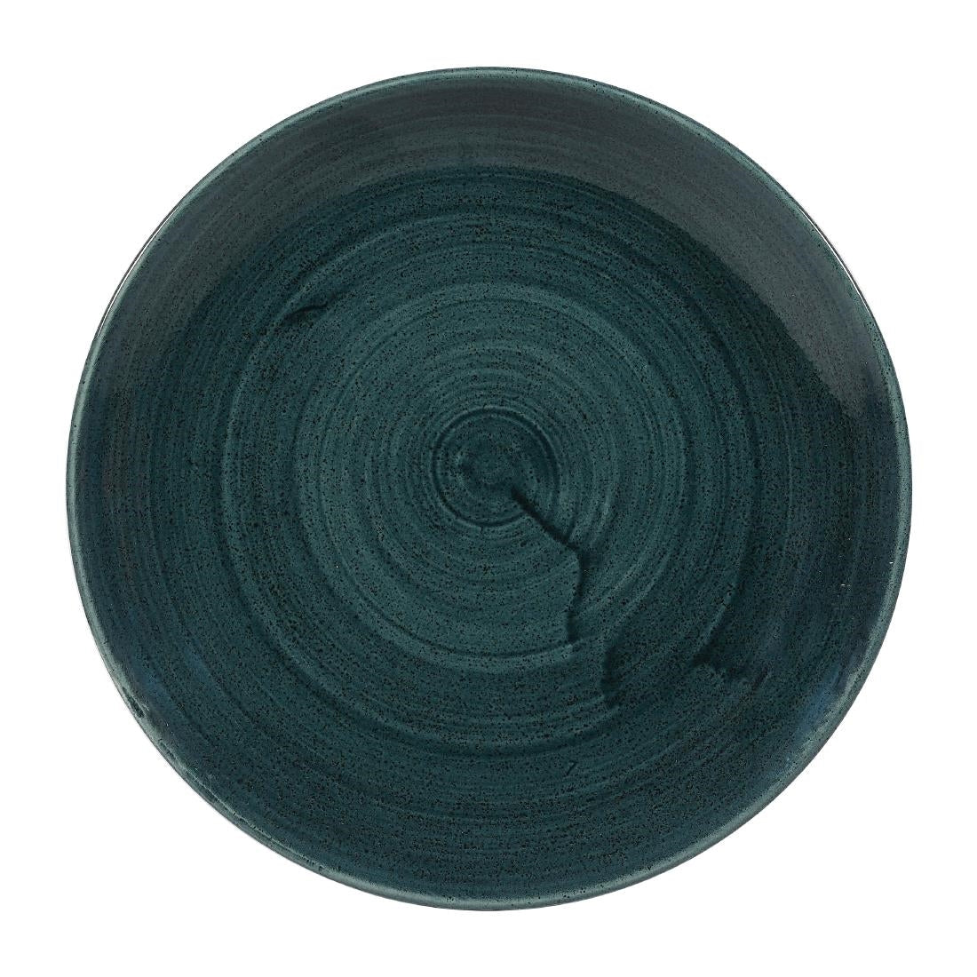 Churchill Stonecast Patina Rustic Teal Evolve Coupe Bord 22cm (pak van 12)