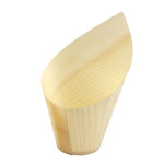 Sier Disposables Beker hout "schuin" 22cl. (FSC®) ø70 x h137/70mm (doos 30)