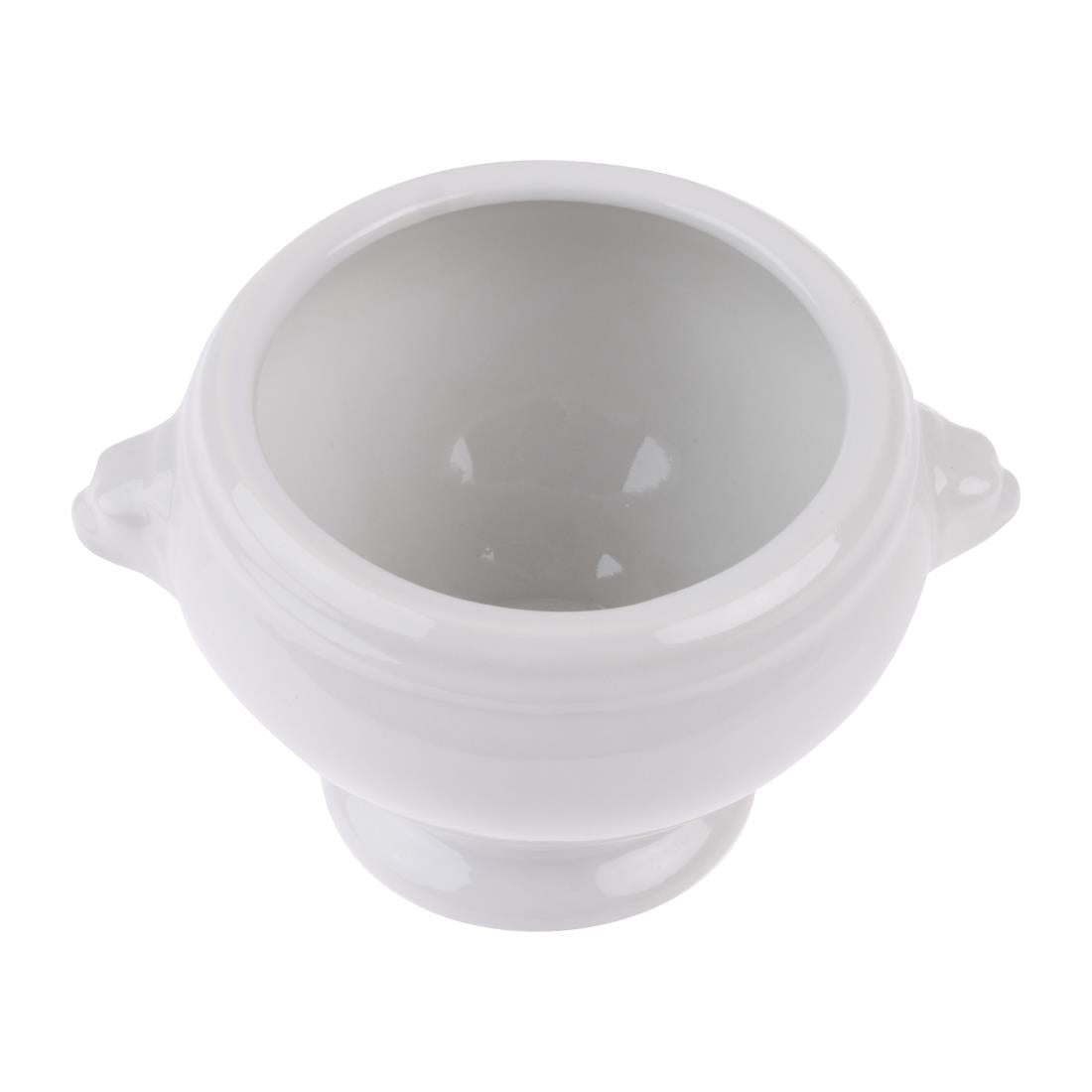 Olympia Whiteware soepkom leeuwenkop 47,5cl (6 stuks)
