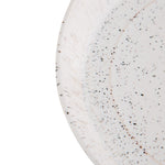 Olympia Cavolo Witte Gespikkelde Platte Ronde Kom - 220 mm (Doos 4)