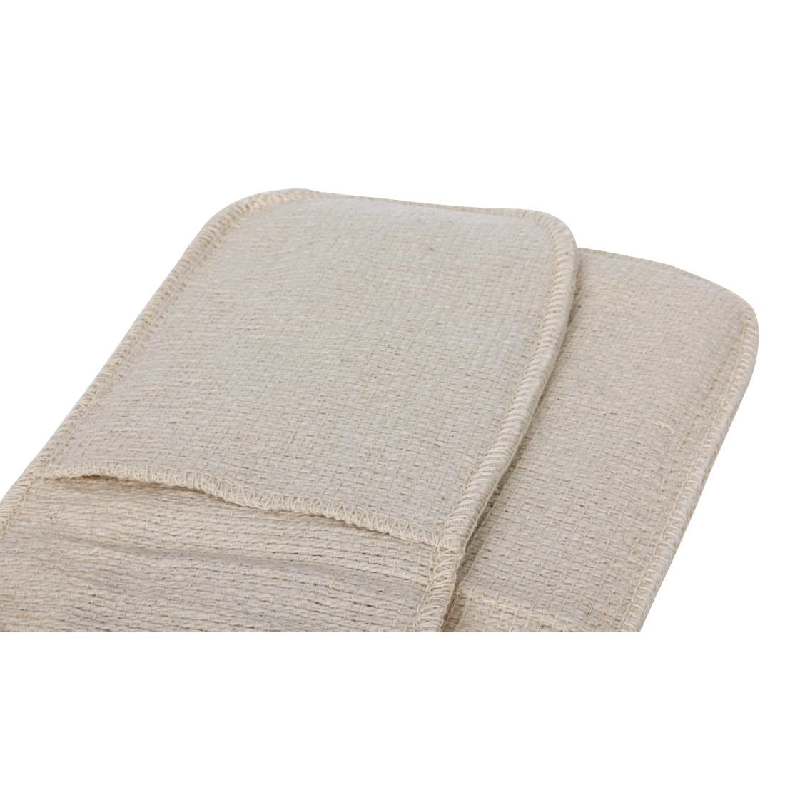 Dubbele ovenhandschoen katoen 90cm