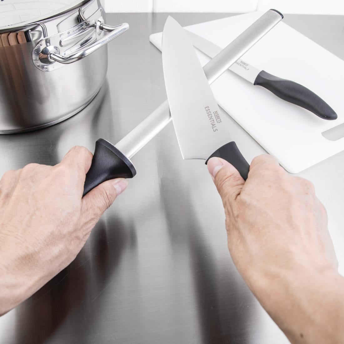 Vogue diamanten messenslijpstaal 25,5 cm