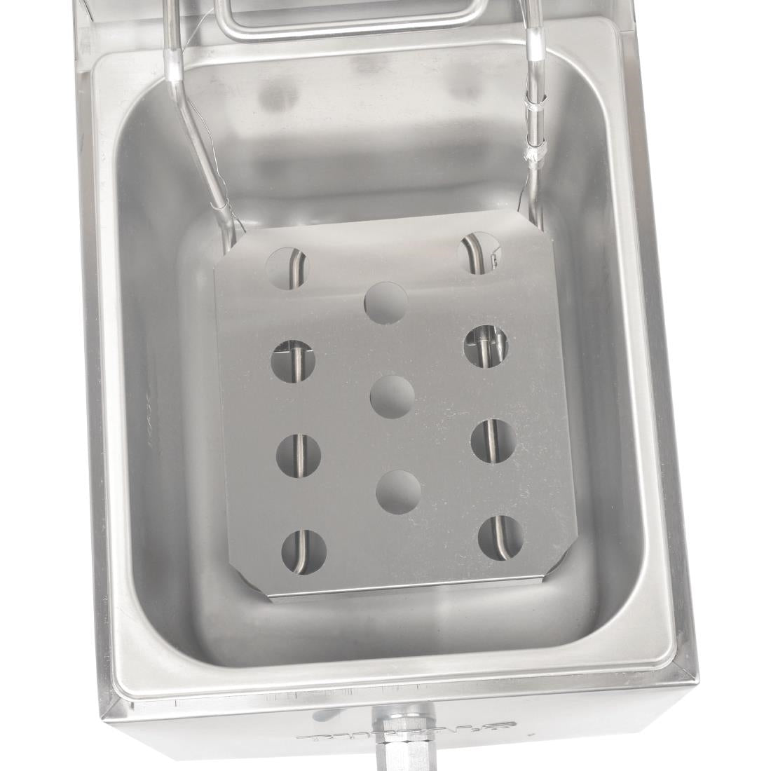 Buffalo enkelvoudige tank enkele mand 8ltr aanrecht friteuse met timer 2.9kw