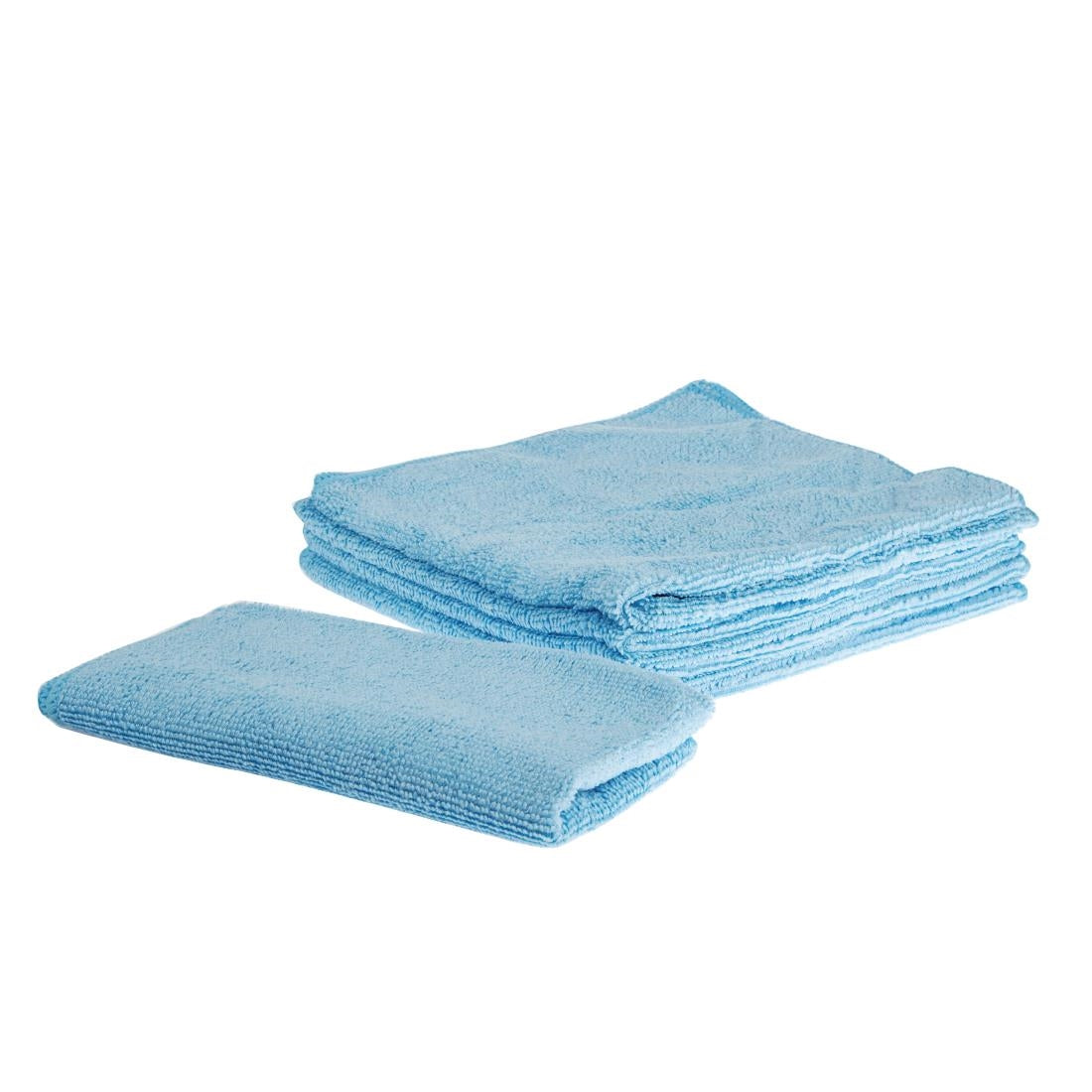 Jantex microvezeldoeken 40x40cm blauw (5 stuks)