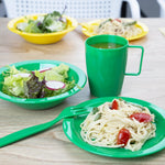 Olympia Kristallon polycarbonaat borden 23cm groen (12 stuks)