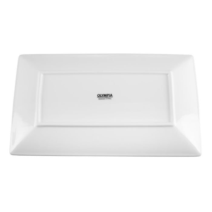Olympia Whiteware rechthoekige serveerschalen 31x18cm (2 stuks)