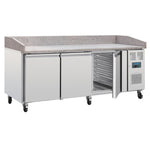 Polar U-Series Bakkerij Counter Koelkast met Granieten Blad 634Ltr