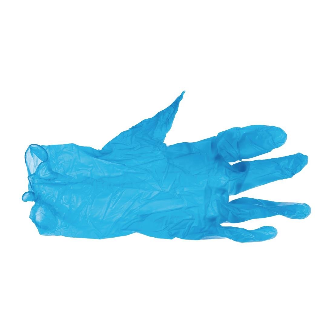 Hygiplas vinyl handschoenen blauw poedervrij S (100 stuks)