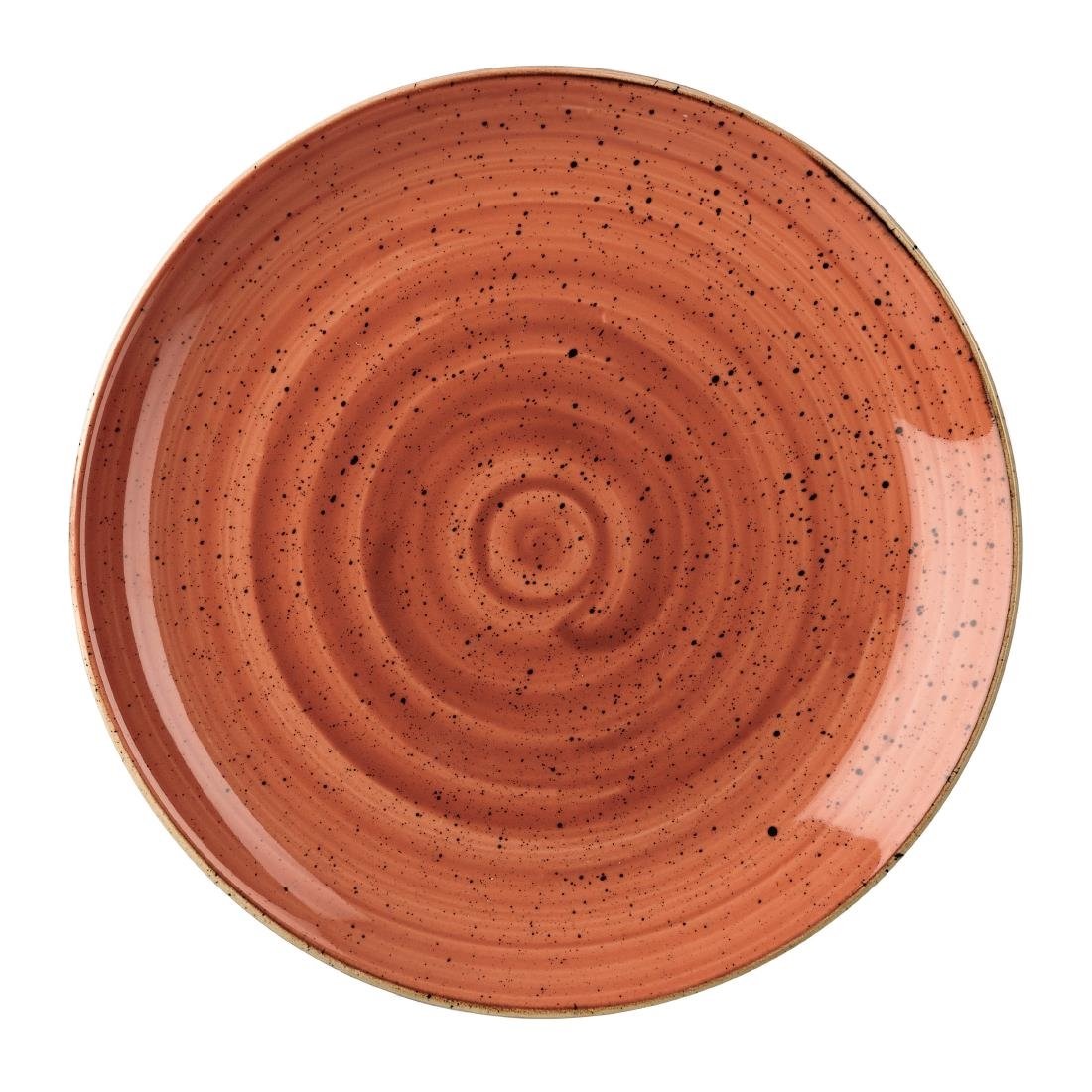 Churchill Stonecast Spiced Orange Evolve Coupe Bord 21.7cm (pak van 12)