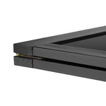 Olympia stoepplank zwart houten frame 700x1200mm