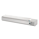 Polar g-serie werkbank koelkast met deksel 8x 1/4gn