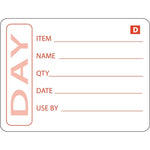 Hygiplas oplosbare voedseletiketten voorbereide gerechten (250 stuks)