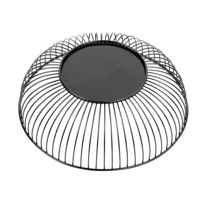 Olympia Draadvoer Displayschaal Rond Zwart - 285X85mm