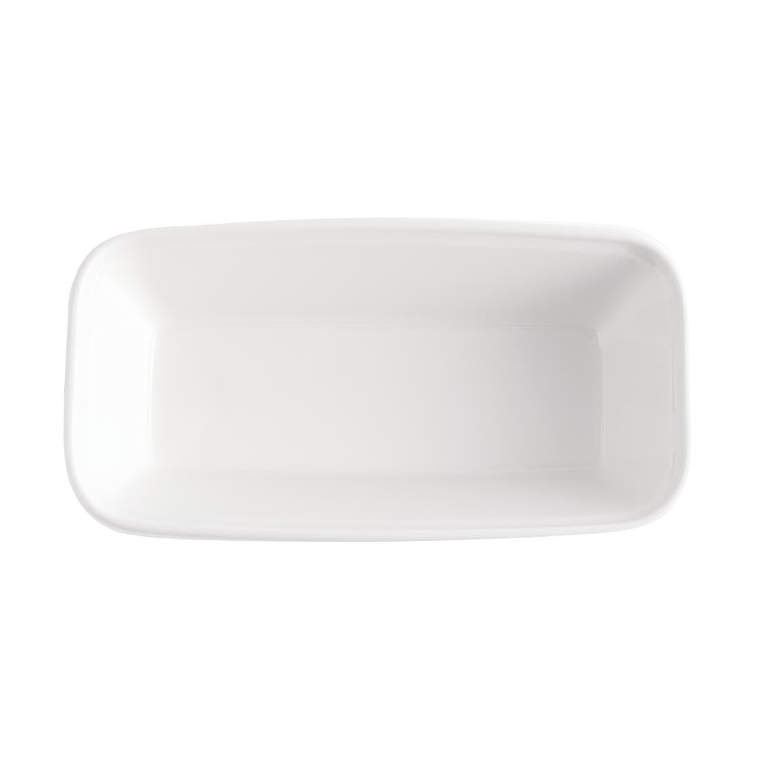 Churchill Counter Serve rechthoekige ovenschalen 12x25cm (4 stuks)
