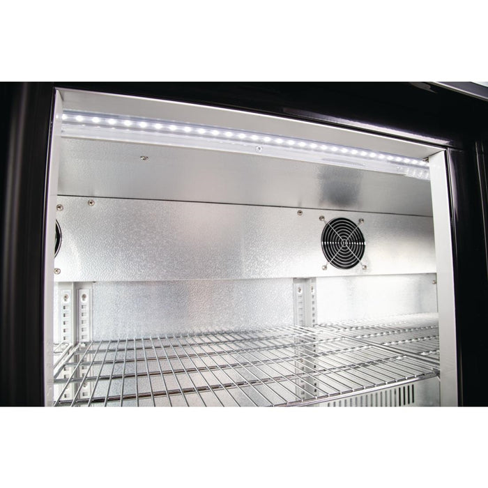 Polar G-serie 3-deurs barkoeling met klapdeuren zwart 330L
