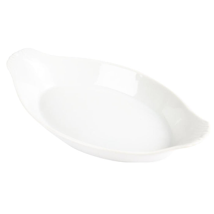Olympia Whiteware ovale gratineerschalen 29x16,6cm (6 stuks)
