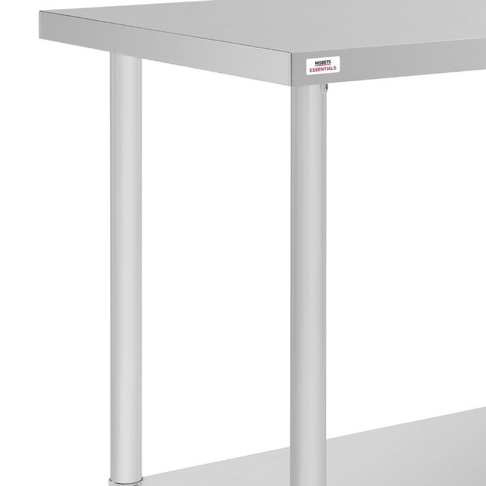 Nisbets Essentials RVS werktafel 800 x 600mm