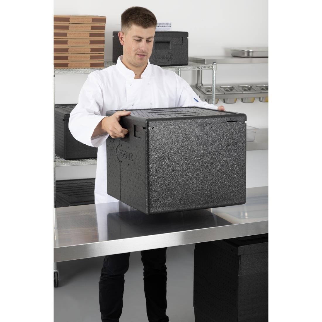 Vogue Geïsoleerde EPP Pizzatransportbox 59Ltr 8 Pizza Capaciteit