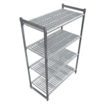 Cambro stelling 183cm hoog 4 schappen - 46cm diep - 153cm breed