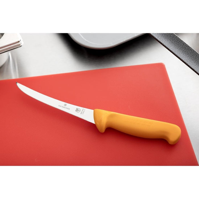 Swibo gebogen uitbeenmes 16,5cm