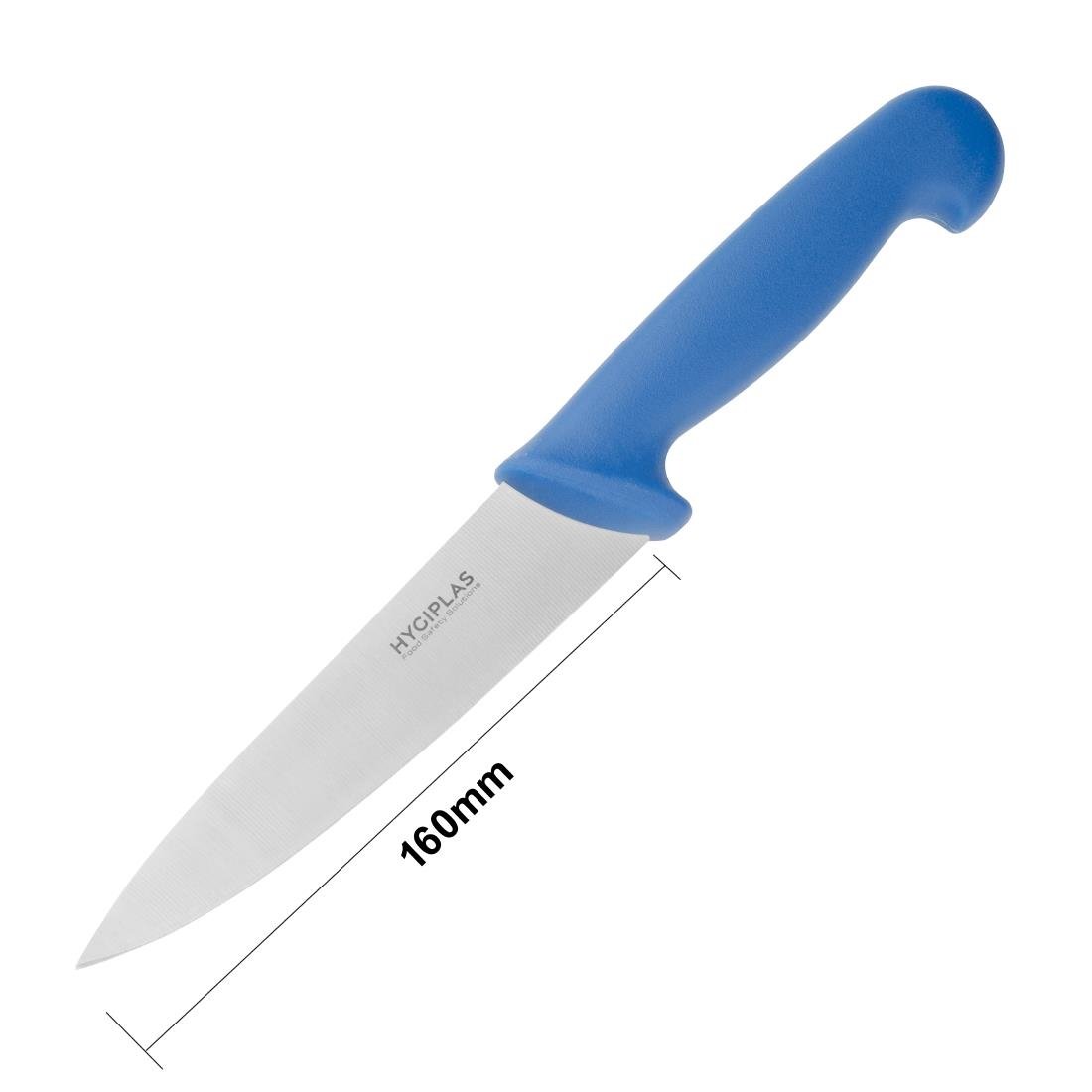 Hygiplas Koksmes Blauw 16cm