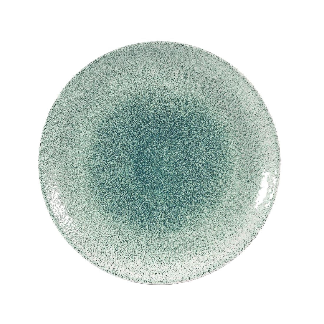 Churchill Raku Jade Green Evolve Coupe Bord 28.6cm (pak van 12)